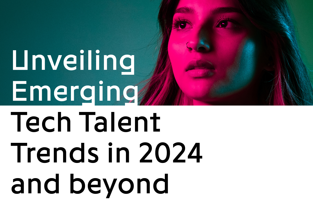 Unveiling Emerging Tech Talent Trends in 2024 and Beyond — report cover